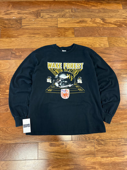 00s Wake Forest Orange Bowl Long-Sleeve Shirt (L)