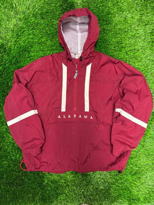 90s University of Alabama Red Oak Windbreaker (XL)