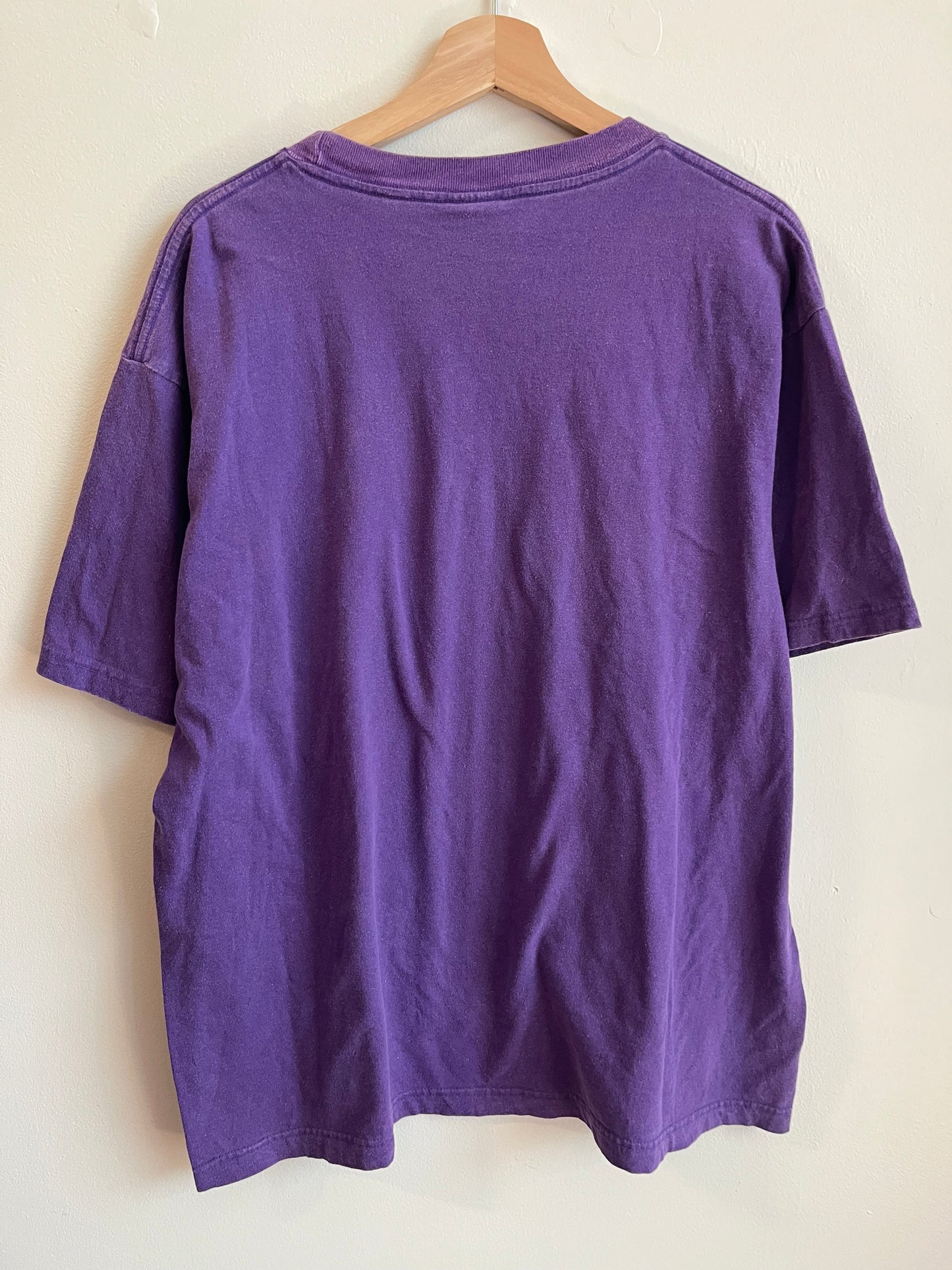 90s Charlotte Hornets Faded Purple The Champ Tee (XL)