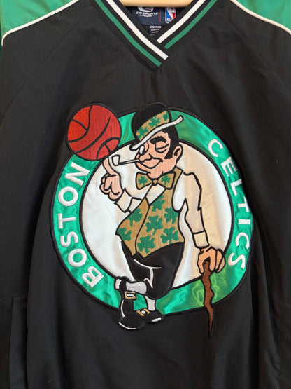 00s Boston Celtics G-III Embroidered Windbreaker (XXL)