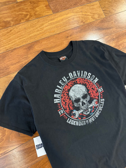 2020 Harley Skeleton Nags Head Graphic Tee (L)