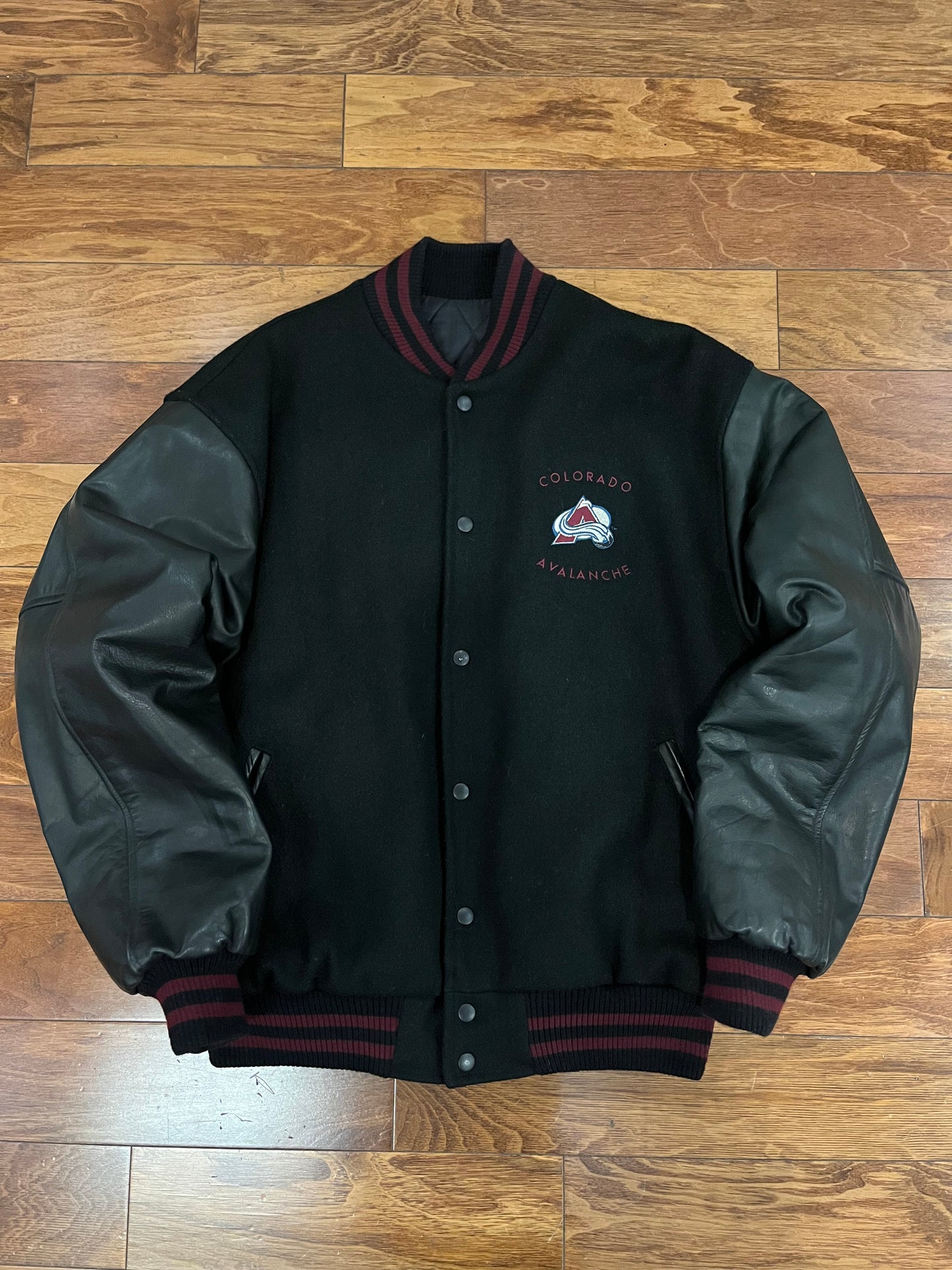 90s Colorado Avalanche Vintage NHL Varsity Jacket (XL)