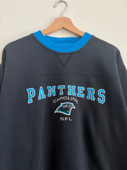 00s Carolina Panthers NFL Two Tone Crewneck (M)
