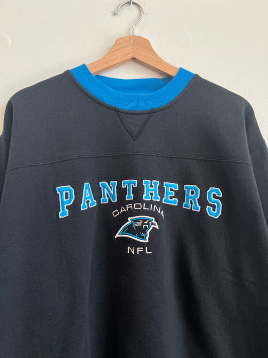 00s Carolina Panthers NFL Two Tone Crewneck (M)