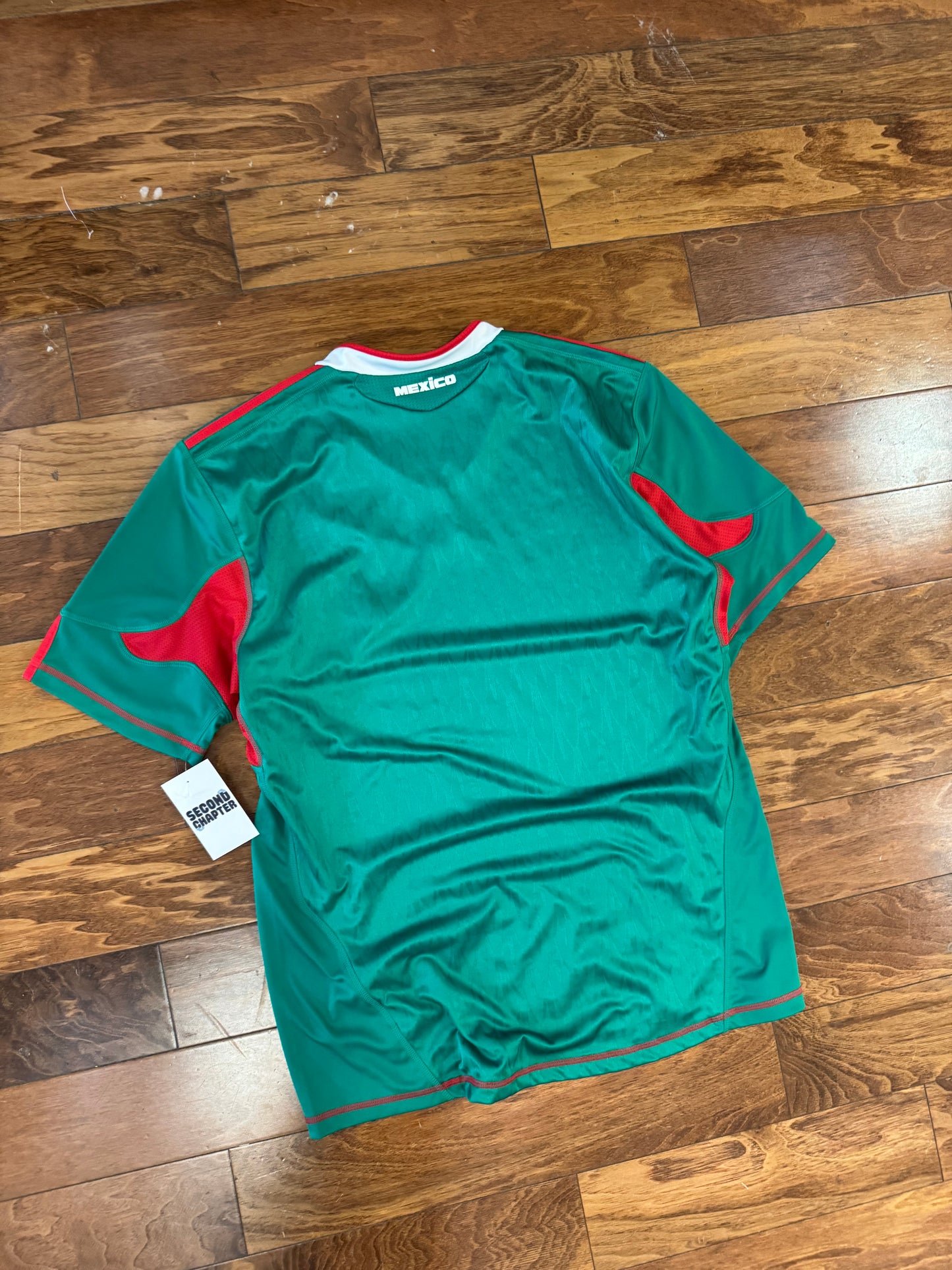 2010 Mexico Home Adidas Soccer Jersey (L)