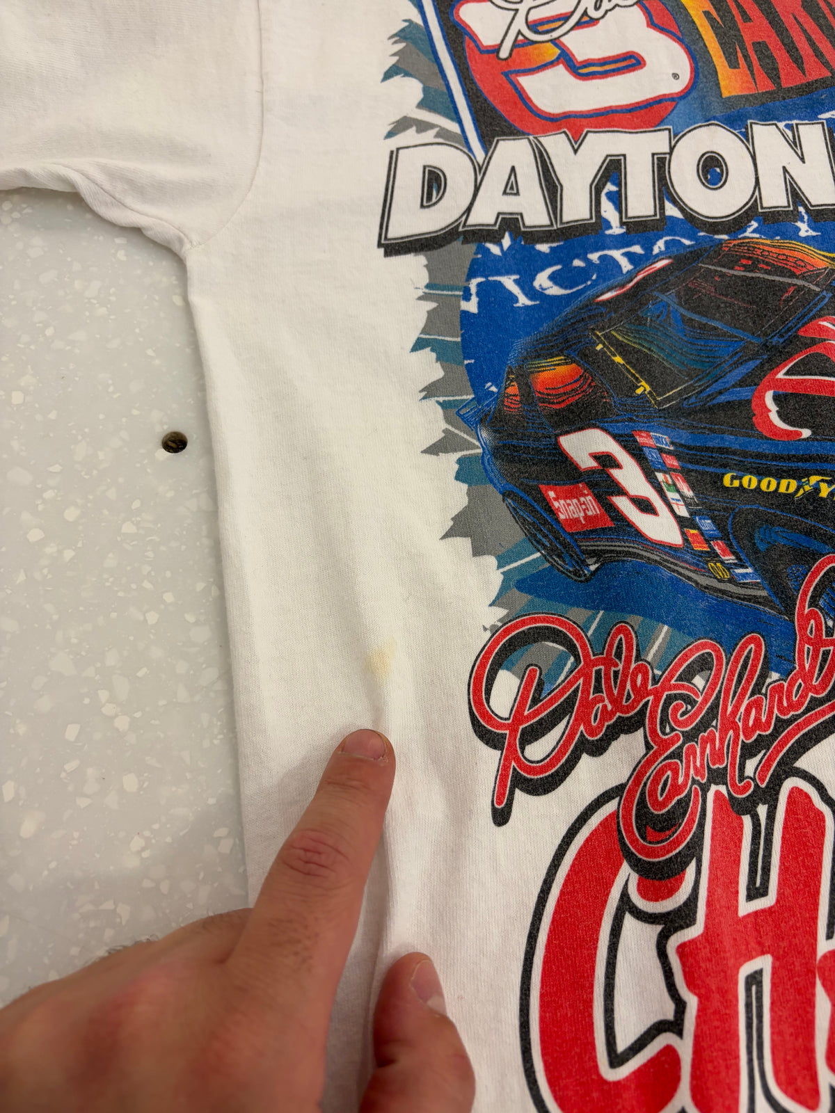 1998 Nascar Dale Earnhardt Daytona 500 Champion Tee (L)