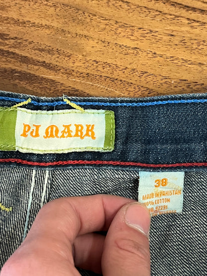 00s PJ Mark Baggy Paint Splatter Jeans (38 x 32)