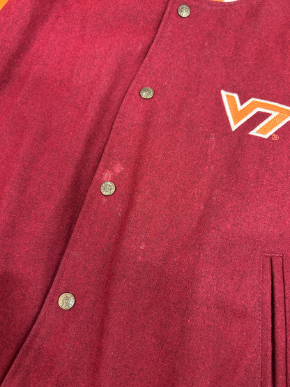 00s Virginia Tech S&B Leather Jacket (M)