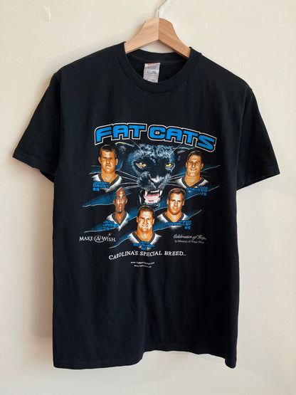 2004 Carolina Panthers Fat Cats NFL Black Tee (M)