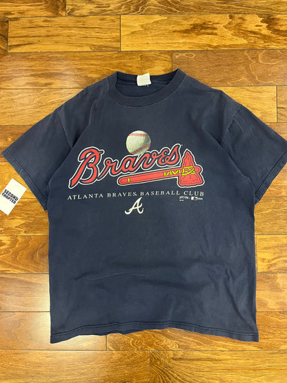 2000 Atlanta Braves MLB Faded Spell Out Tee (L)