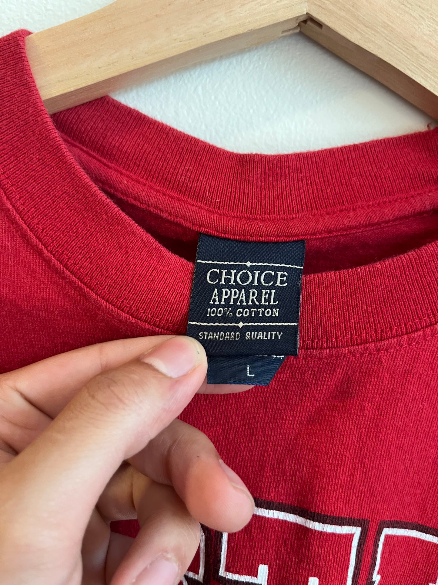 00s NC State Choice Apparel Tee (L)