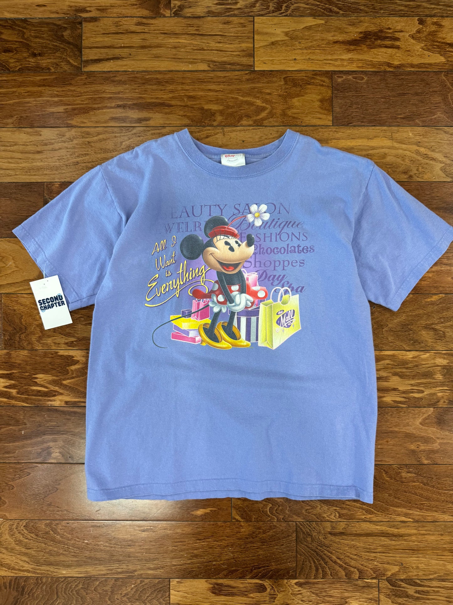 00s Disney Minnie Mouse Purple Tee (M)