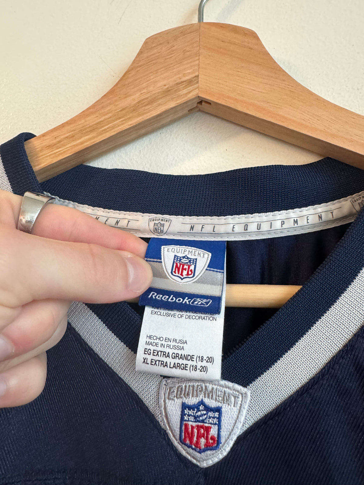 00s New England Patriots Tom Brady Reebok Home Jersey (Youth XL)