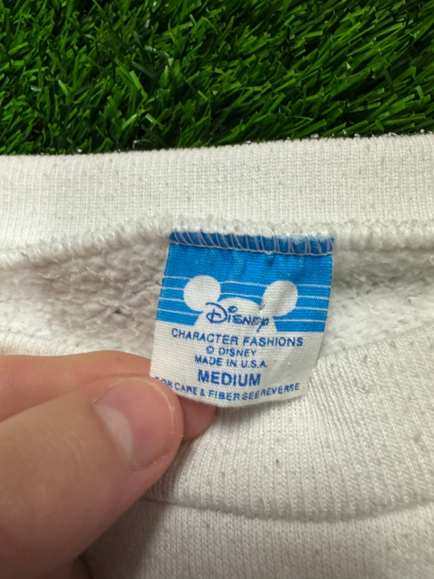80s Minnie Mouse Front/Back Graphic Vintage Crewneck (M)