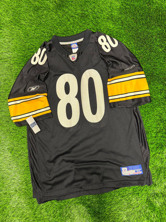 Pittsburgh Steelers Plaxico Burress #80 Reebok Jersey (XL)