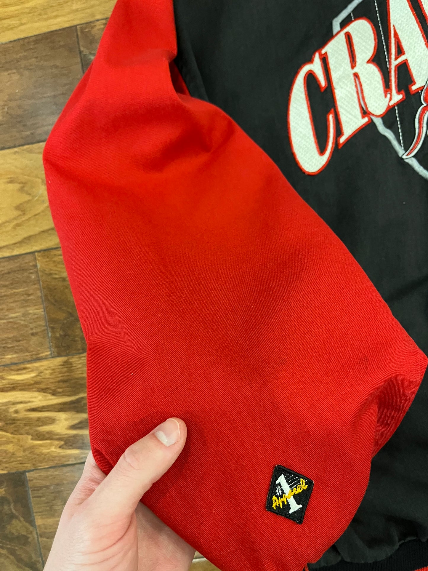90s Hickory Crawdads Vintage MLB Letterman Jacket (XL)