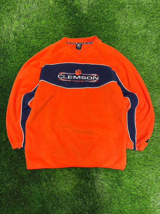 00s Clemson University Starter Fleece Vintage Pullover Crewneck (L)