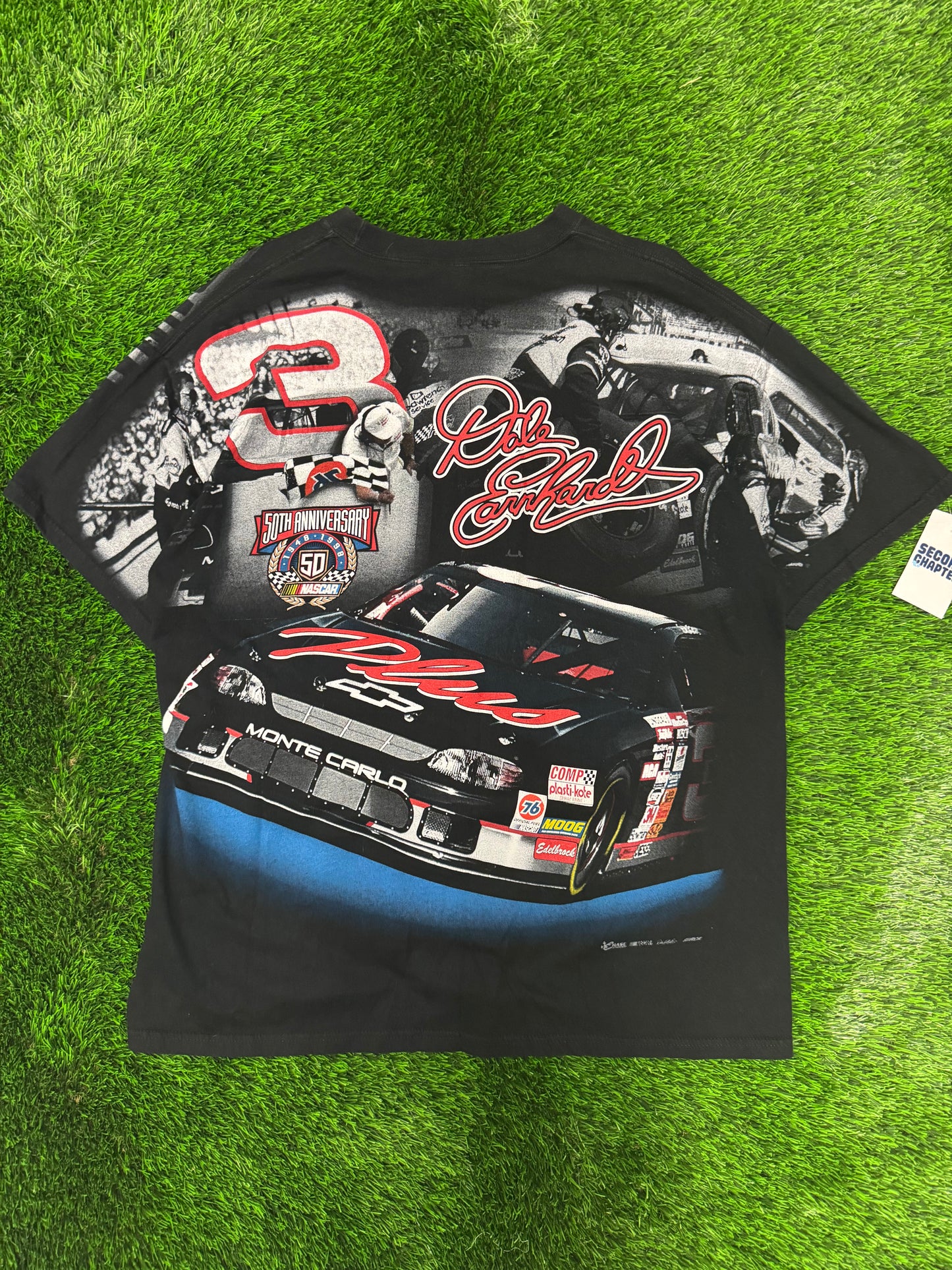 90s Dale Earnhardt Nascar Big Face AOP Tee (XL)