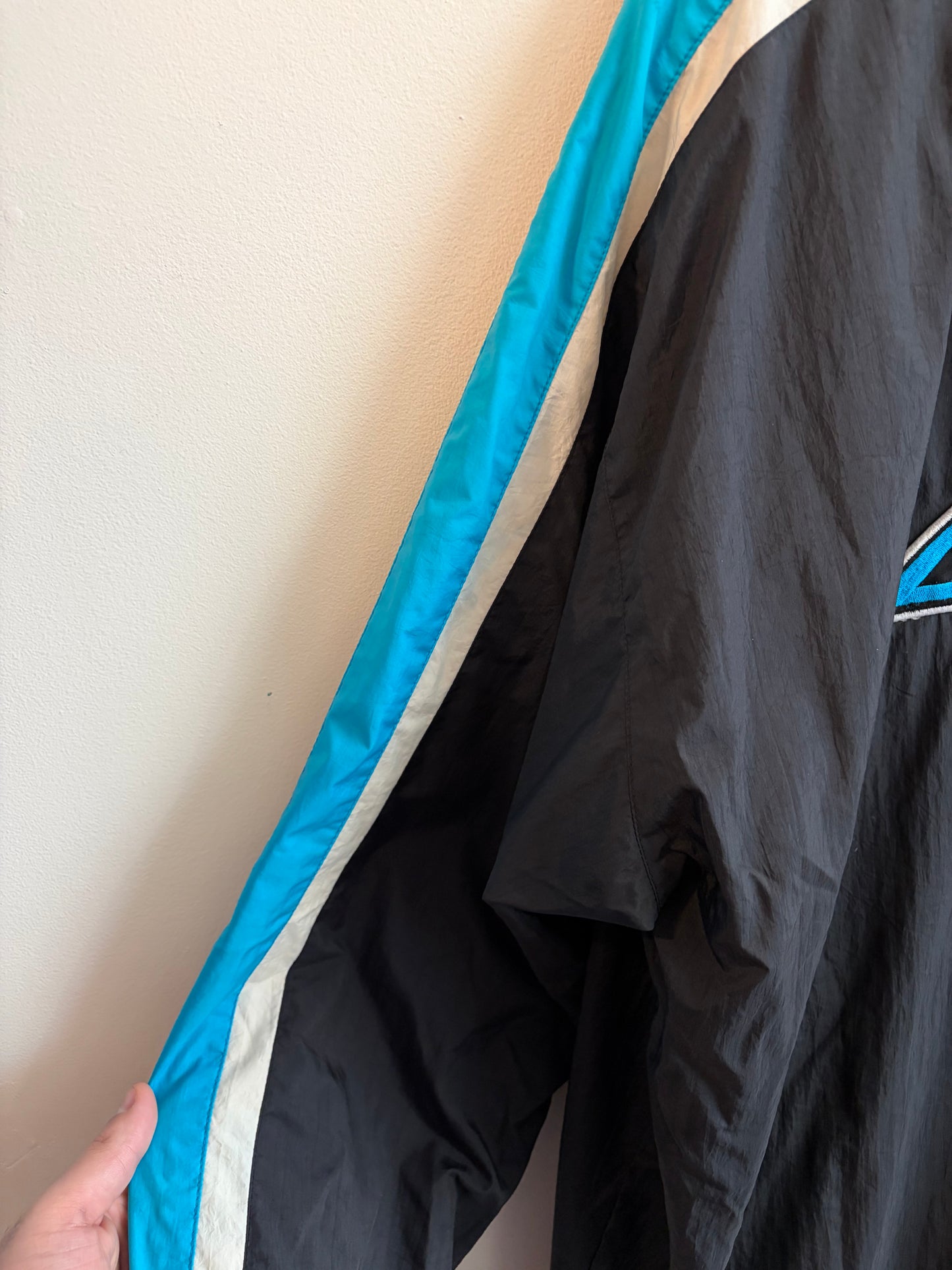 90s Carolina Panthers Starter Embroidered Windbreaker (XL)