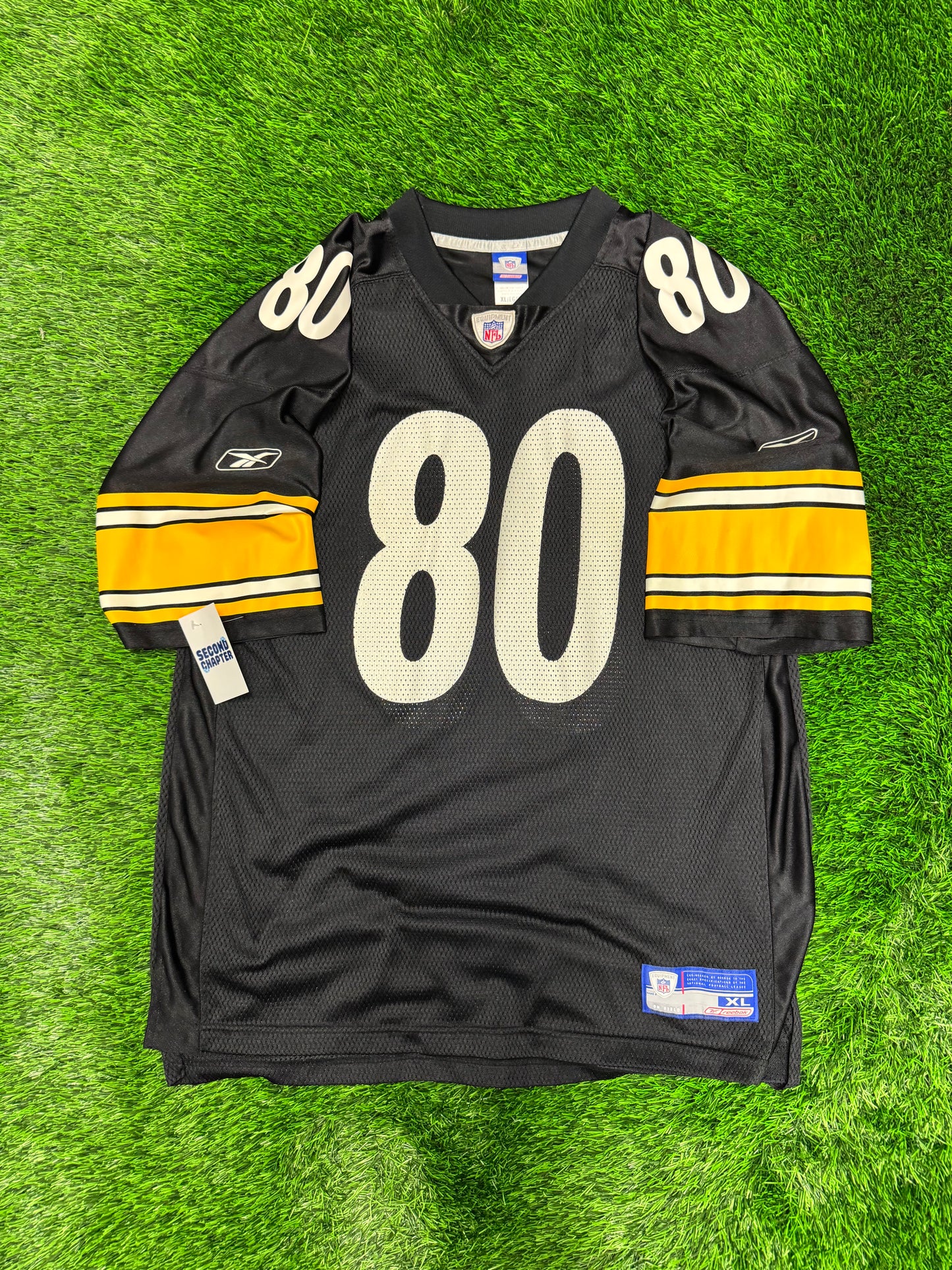 Pittsburgh Steelers Plaxico Burress #80 Reebok Jersey (XL)