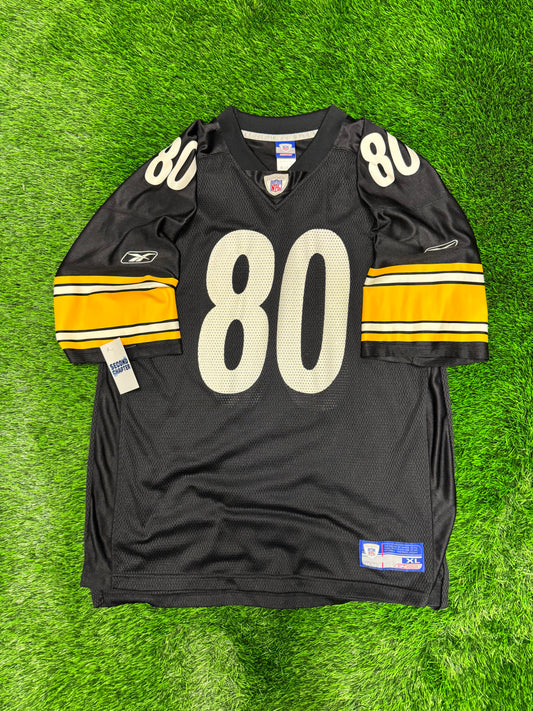 Pittsburgh Steelers Plaxico Burress #80 Reebok Jersey (XL)