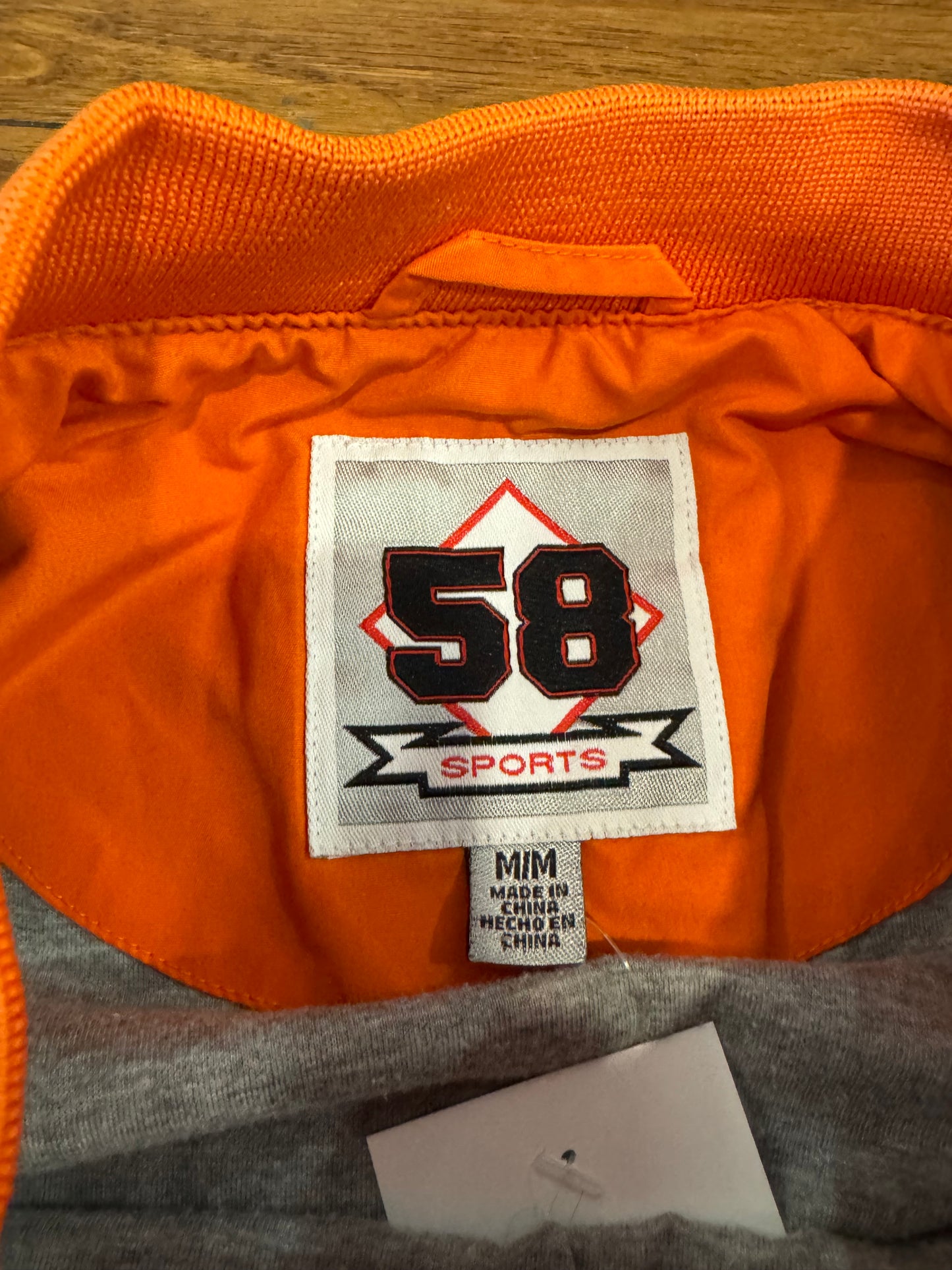 90s Clemson Two Toned Collegiate Windbreaker (M)