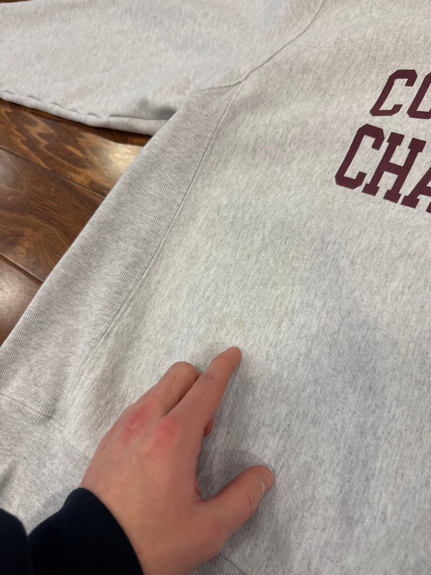 00s College of Charleston Spell Out Champion Crewneck (XL)