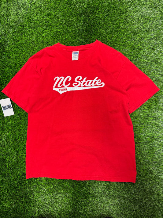 00s NC State University (NCSU) Embroidered Tee (L)