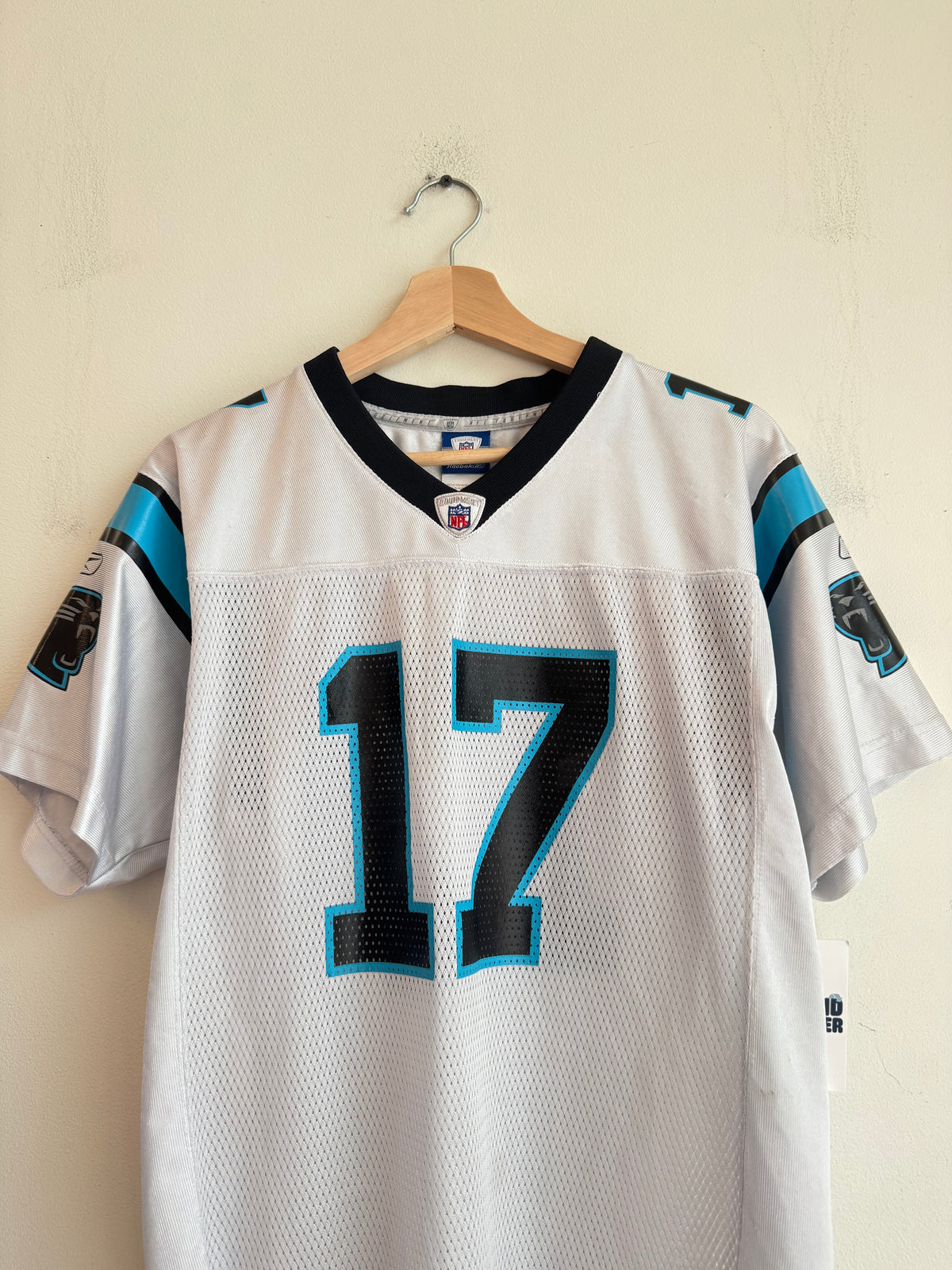 00s Carolina Panthers Jake Delhomme Away Reebok Jersey (Youth XL)