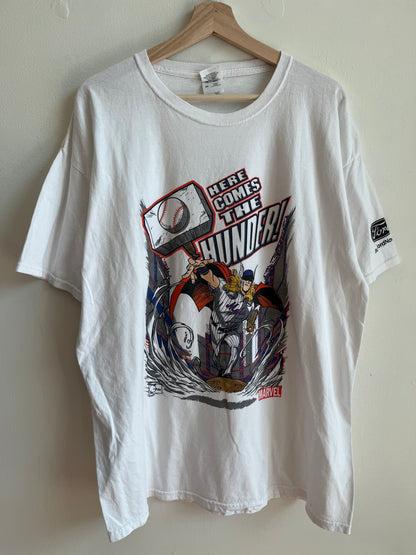 2018 New York Mets Thor "Here Come The Thunder!" Marvel Tee (XL)