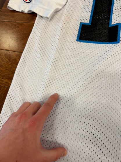 90s Carolina Panthers Kerry Collins Away Champion Jersey (M)