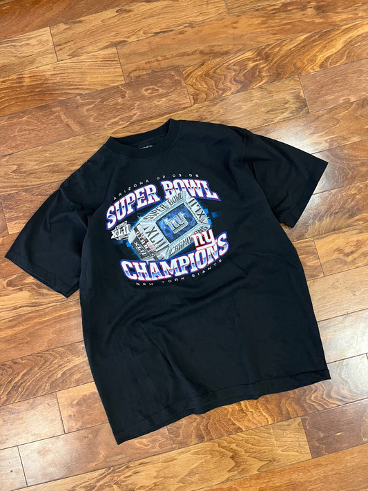 2008 New York Giants Super Bowl XLII Tee (L)