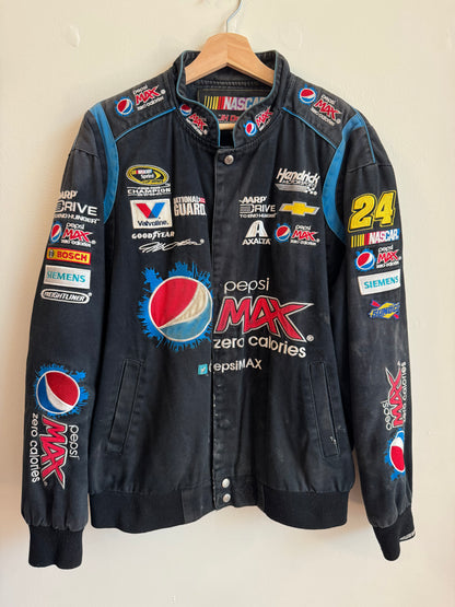 00s Pepsi Max Vintage Faded Nascar Racing Jacket (L)