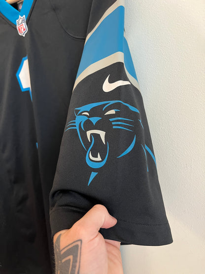 00s Carolina Panthers Cam Newton Nike Home Jersey (L)