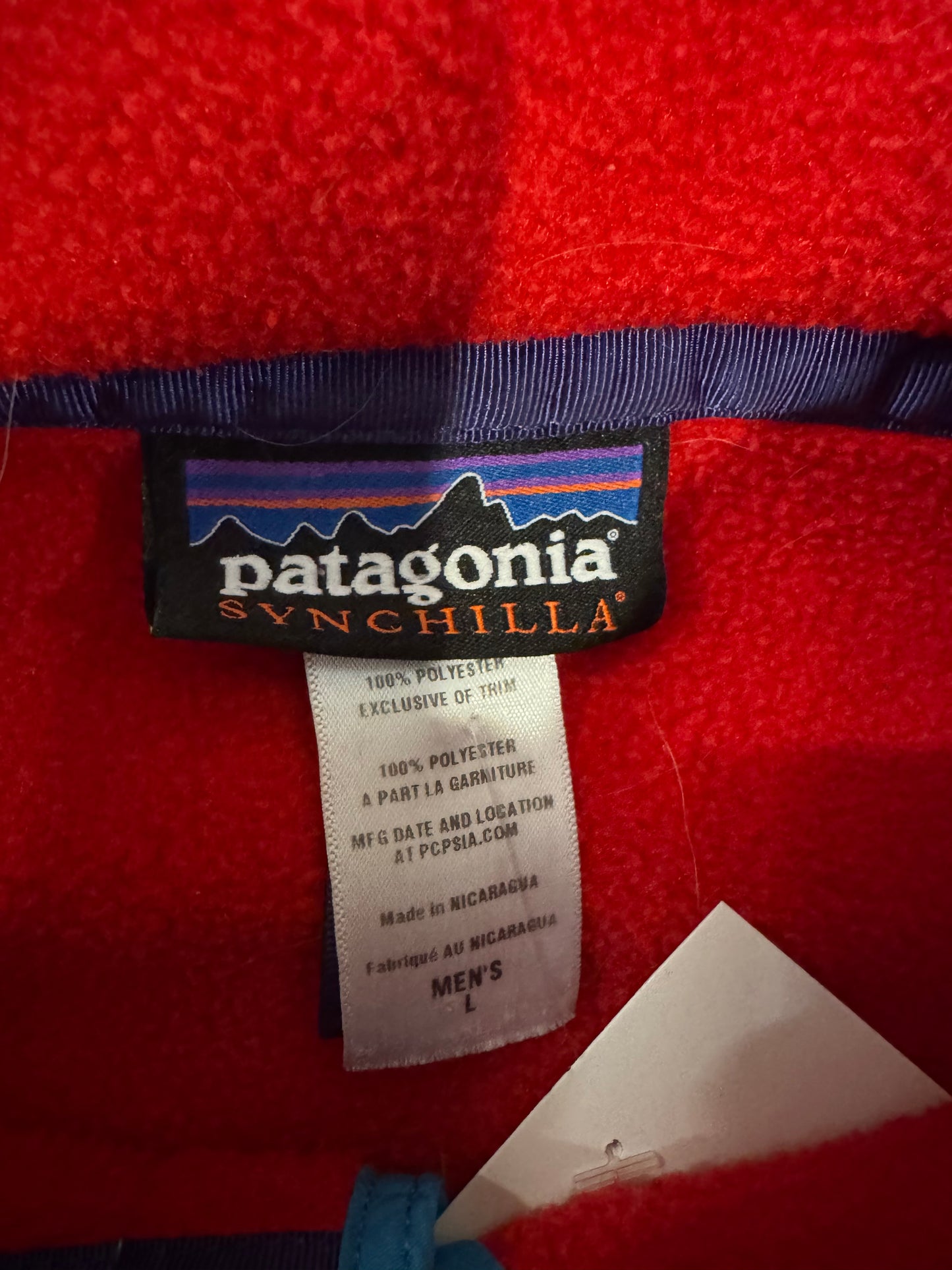 00s Patagonia Synchilla Snap T Red Fleece (XL)