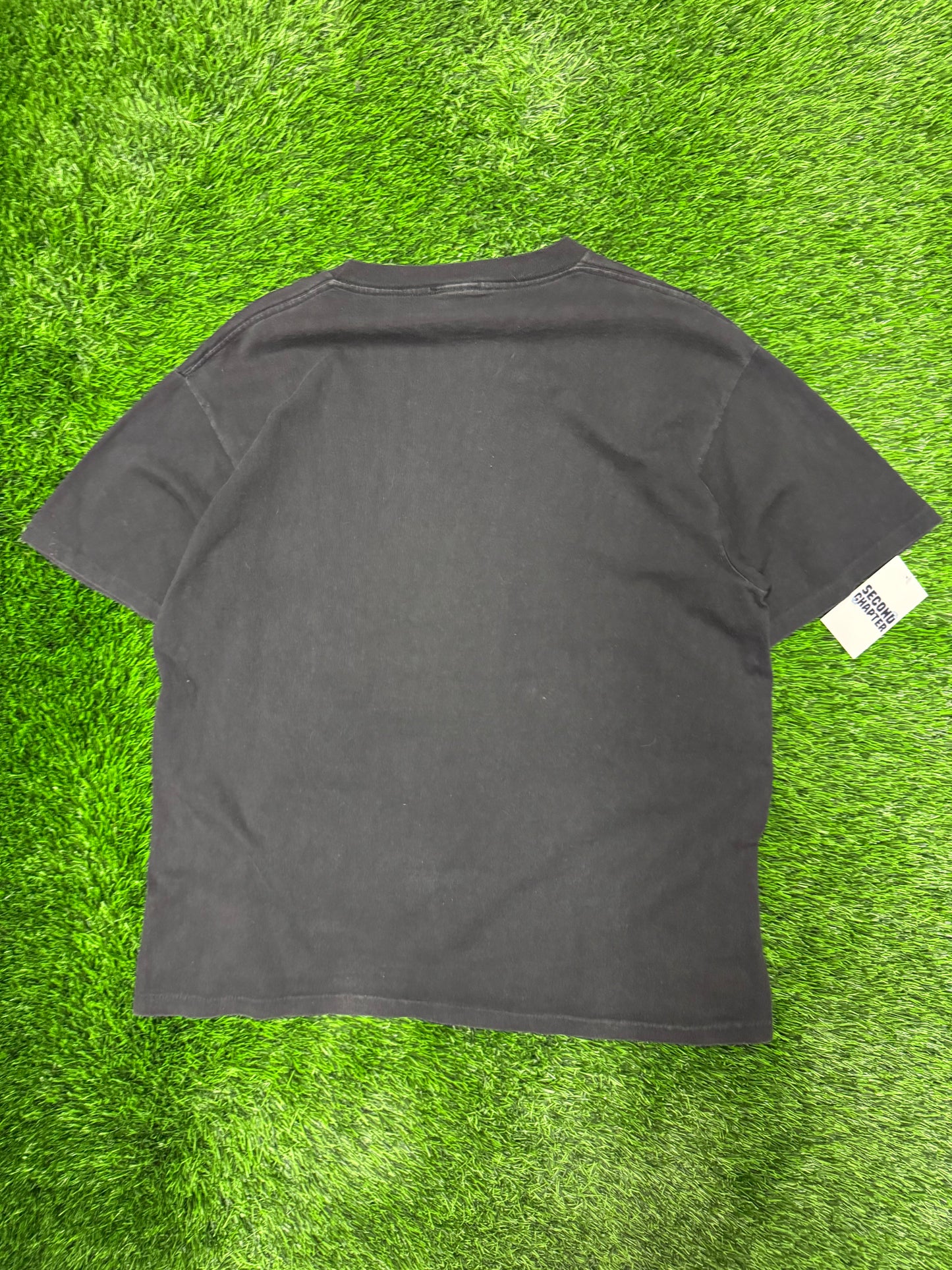 1997 Chicago Bulls "Benny The Bull" Faded Mascot Cartoon Tee (XL)