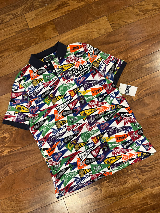 2010s Polo Ralph Lauren Bear Pendent Shirt (M)