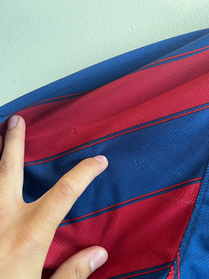 00s FC Barcelona Home Nike Soccer Messi Kit (XL)