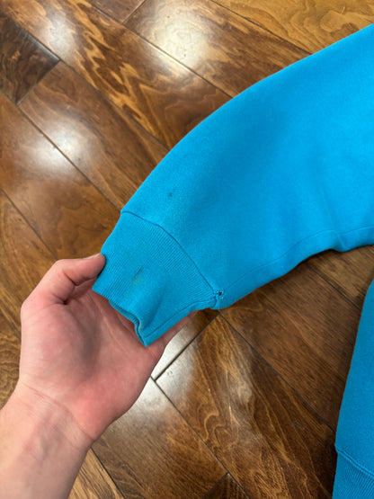 90s Nike Teal Spell Out Crewneck (XL)