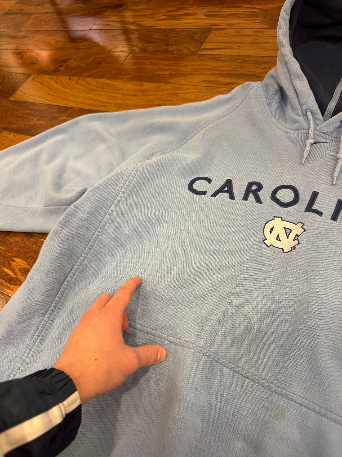 00s UNC Nike Center Swoosh Vintage Hoodie (XL)