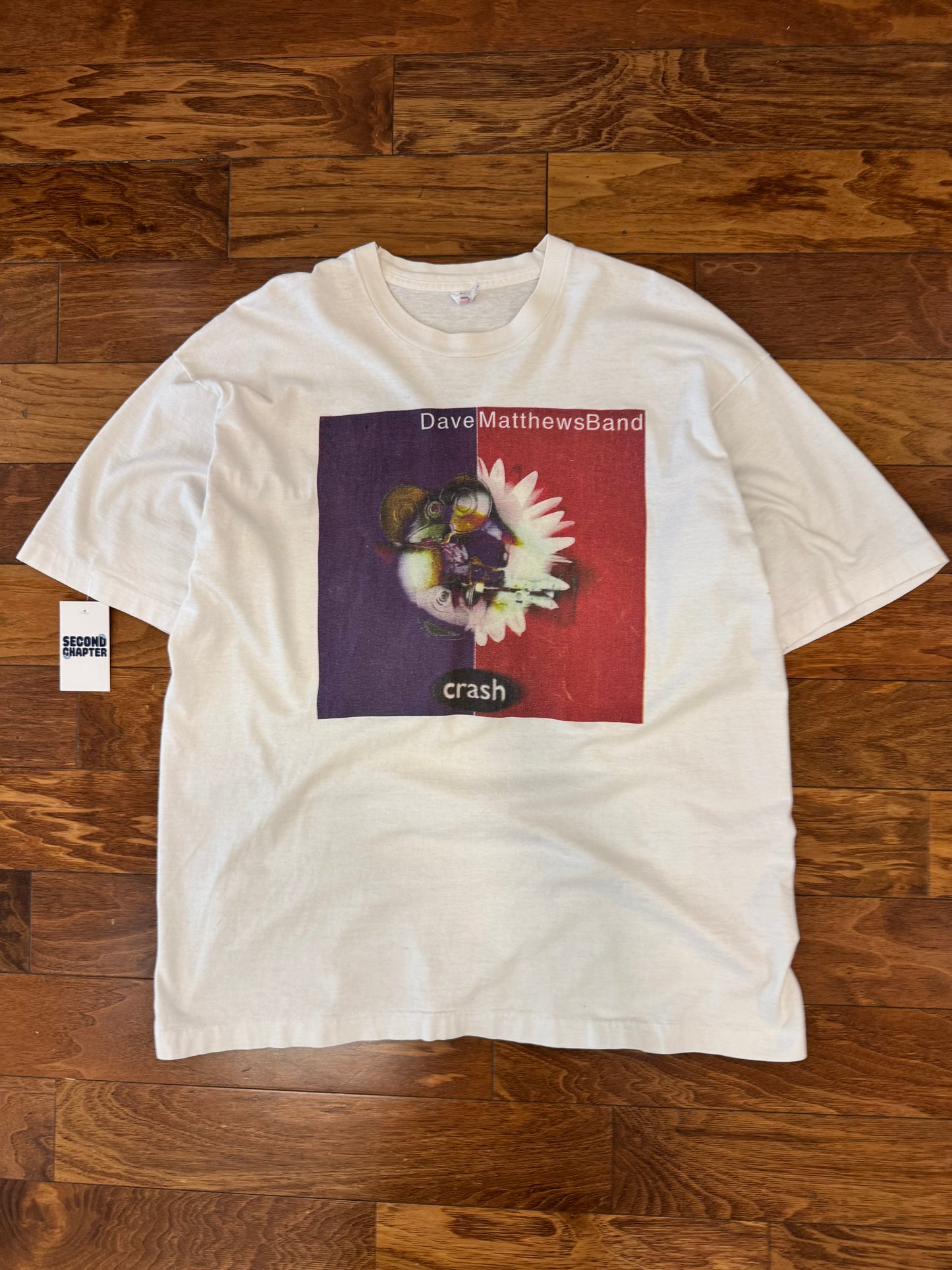 1996 Dave Matthews Band Crash Tour Vintage Music Tee (XL)