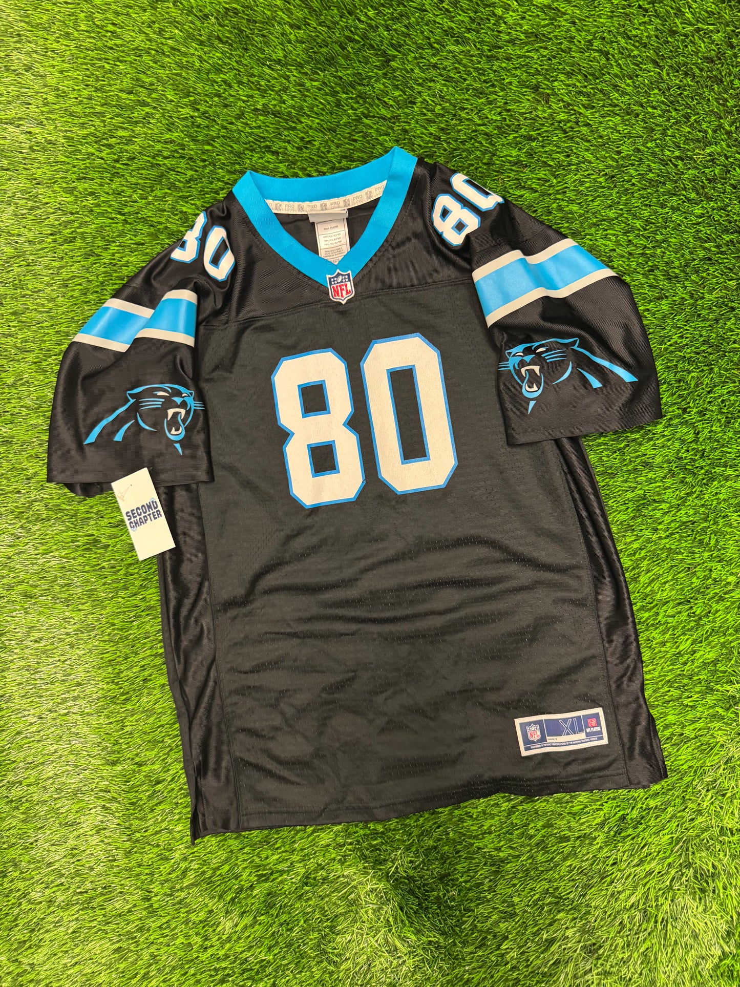 Carolina Panthers Ian Thomas #80 Pro Line Jersey (Youth XL)