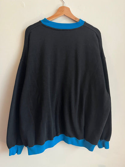 90s Carolina Panthers Lee Sport Embroidered Crewneck (XXL)