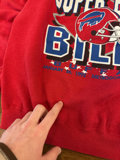 1992 Buffalo Bills Super Bowl Crewneck (L)