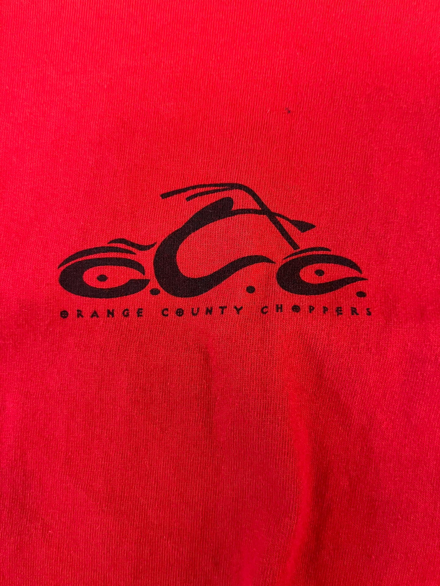 00s Orange County Choppers Red Graphic Tee (XL)