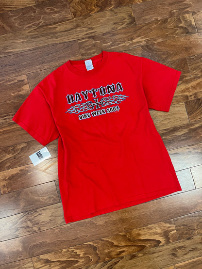 2004 Daytona Red Bike Week Tee (L)