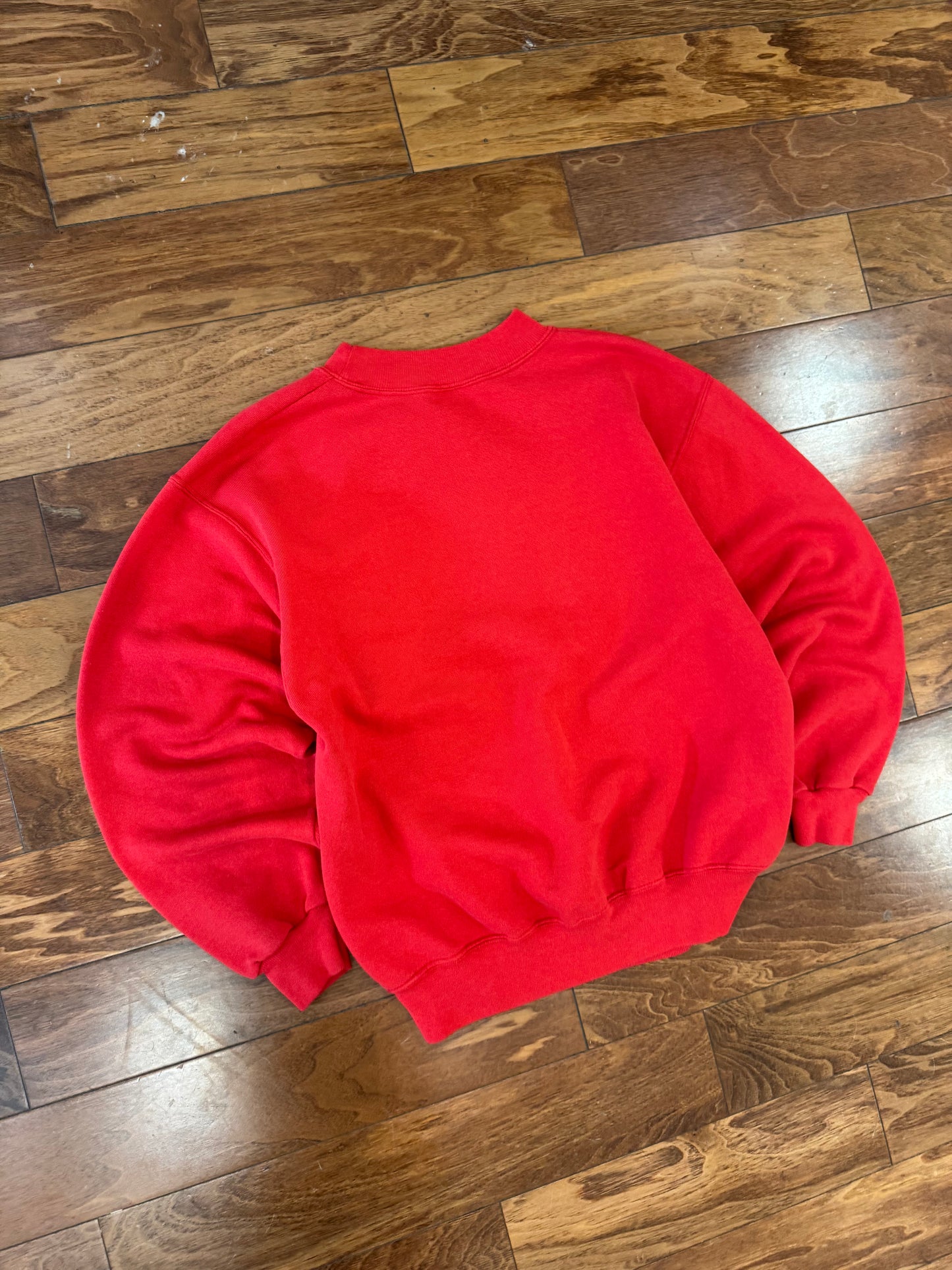 90s Chicago Bulls Team Hanes Red Crew (M)