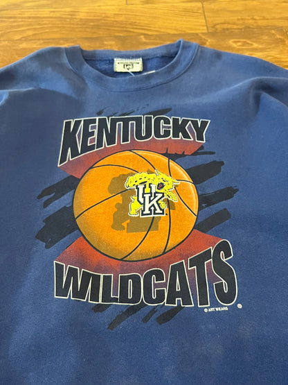 90s University Of Kentucky Wildcats Lee Sports Vintage Graphic Crewneck (XXL)