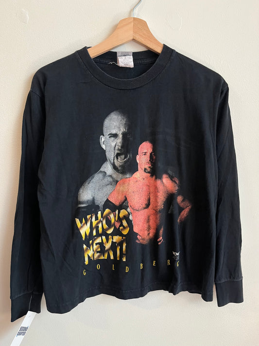 1998 Goldberg "Who's Next?" Wrestling Long Sleeve Shirt (Youth L)