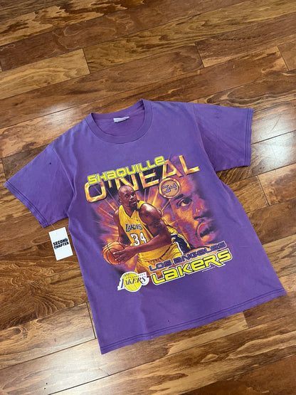 00s Los Angeles Lakers Shaquille O'Neal Graphic Tee (L)